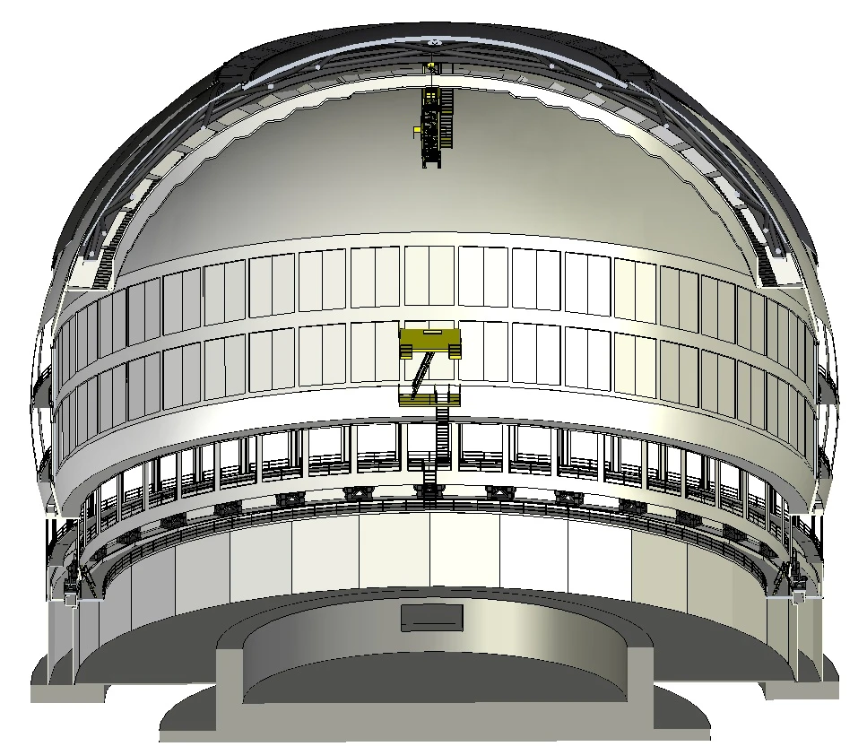 Enclosure interior (Image: Courtesy TMT Observatory Corporation)