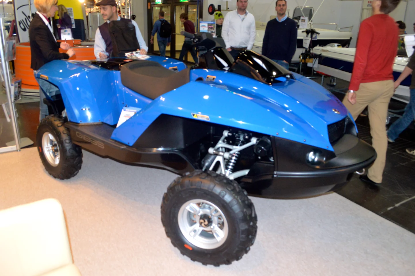 The Quadski is part 4x4, part jet ski, all fun