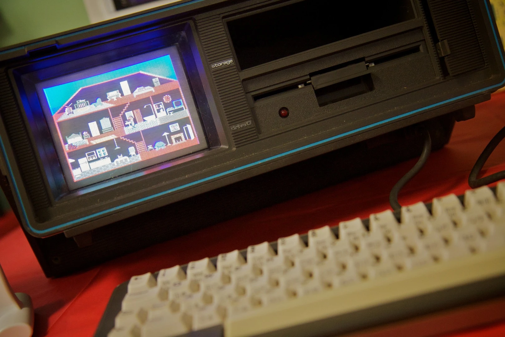 The Commodore SX-64 was the portable version of the popular console