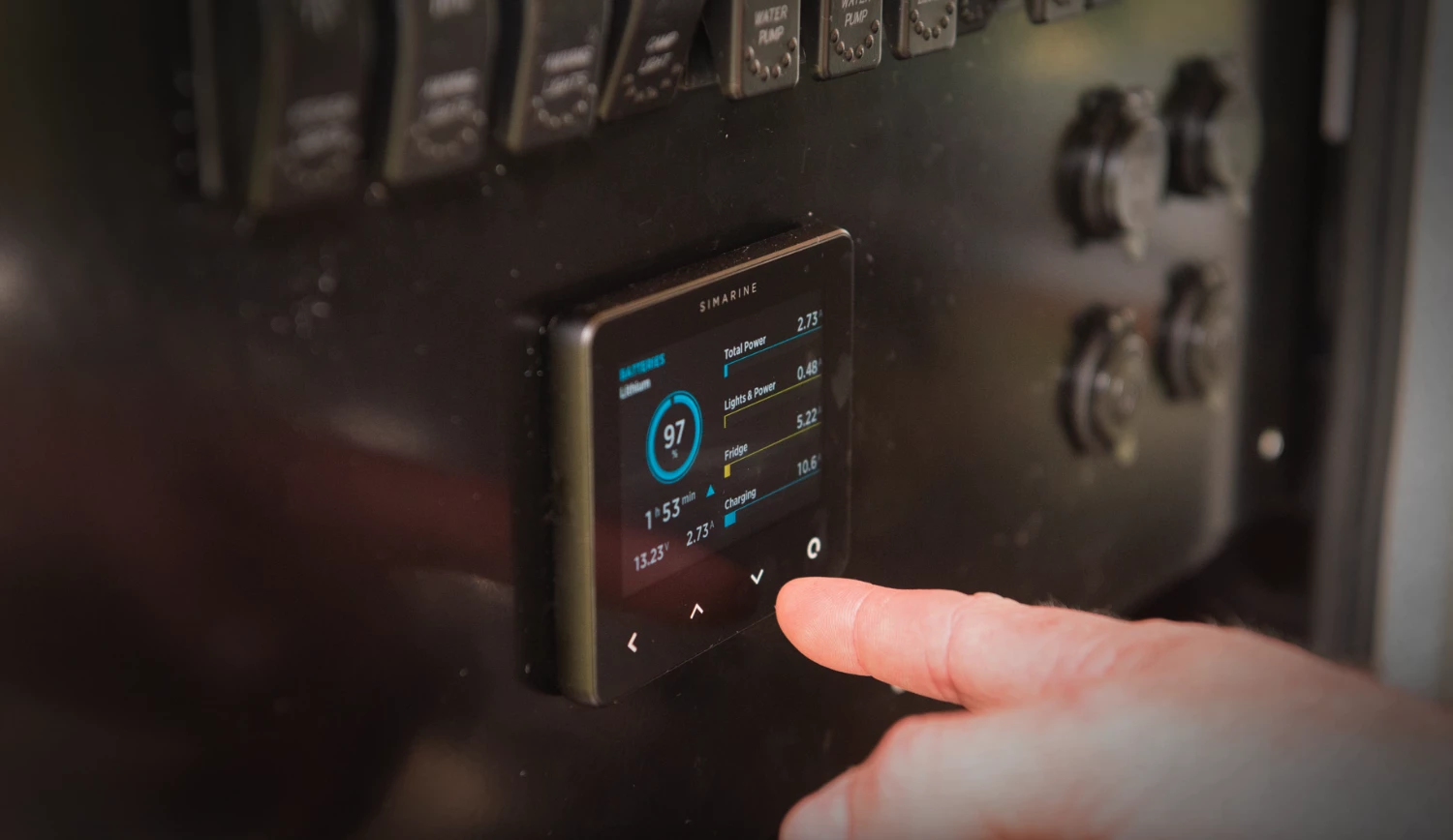 Integrated touch controls