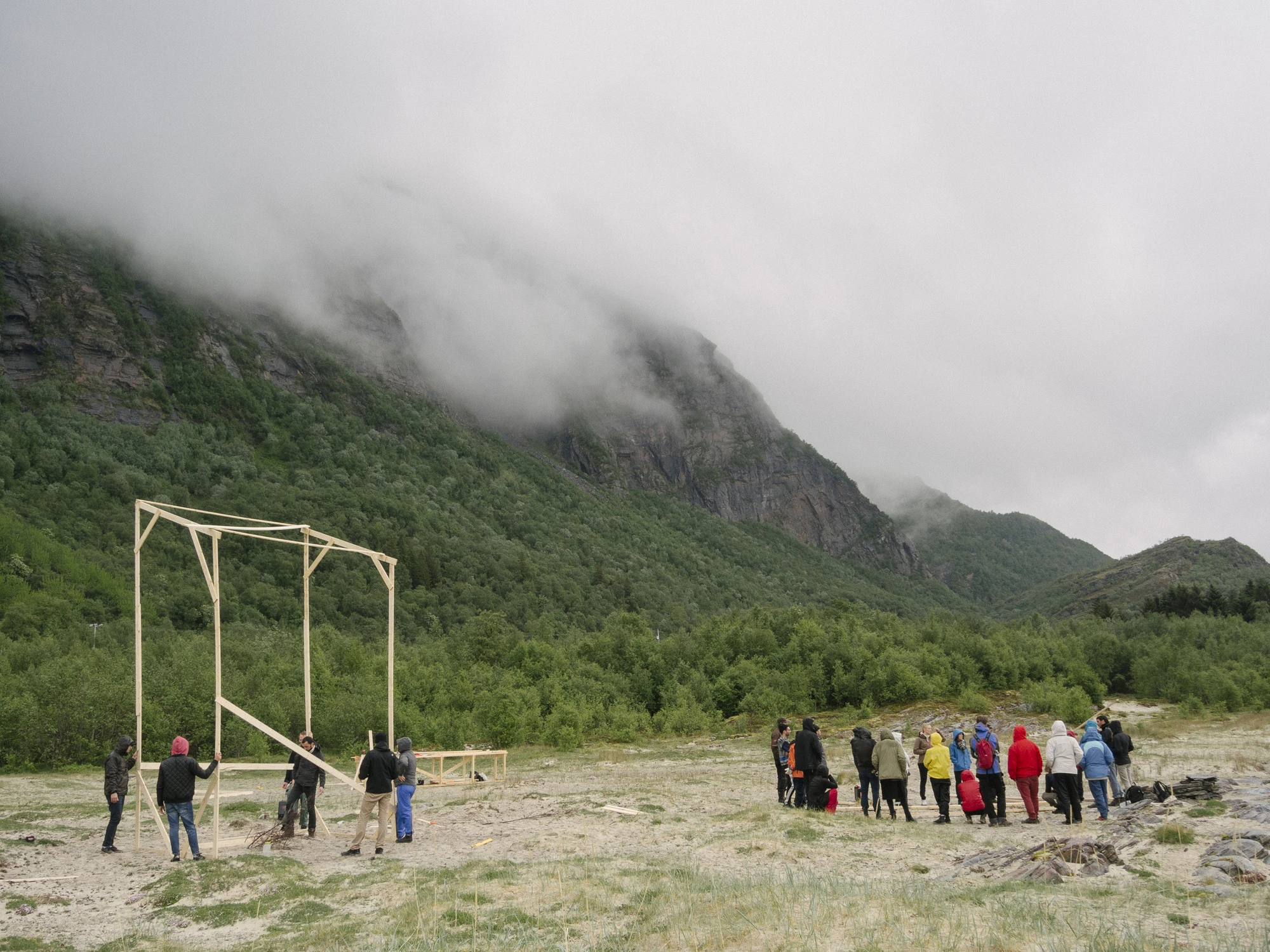 It was built during the Salt Siida Workshop (Photo: Piotr Paczkowski)