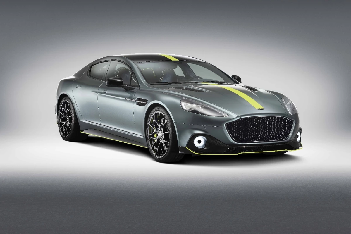 The Aston Martin Rapide AMR packs a 595-hp engine that gives a top speed of 205 mph