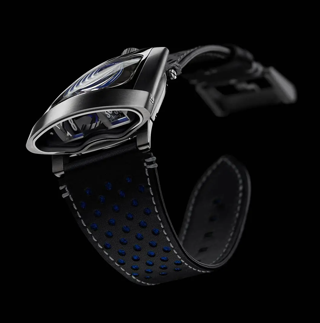 The HMX features a mechanical movement with automatic winding and a 42-hour power reserve