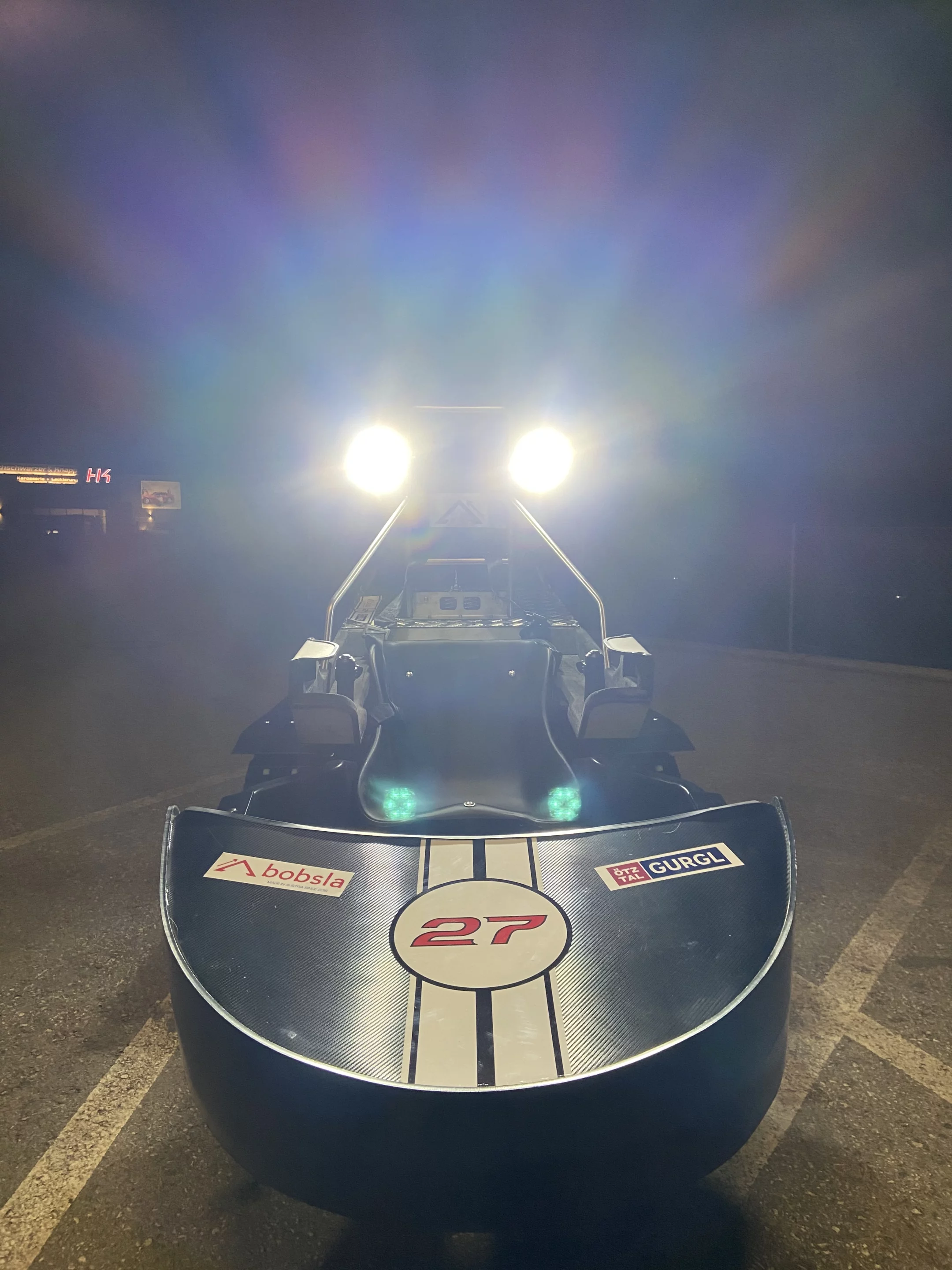 With those powerful lights, it looks like Bobsla could also work as a nighttime resort activity