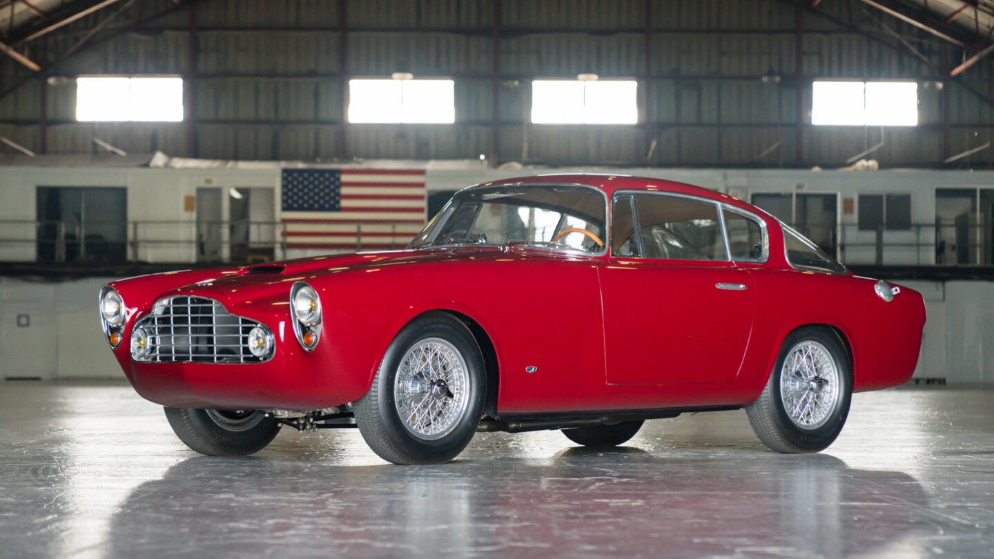 2018 Monterey Car Week Auction Report | 1953 Aston Martin DB2/4 Coupe | Sold for $671,000 | Estimate: from $500,000 to $700,000 | Auction: Gooding & Co | Lot 010 | Official Description