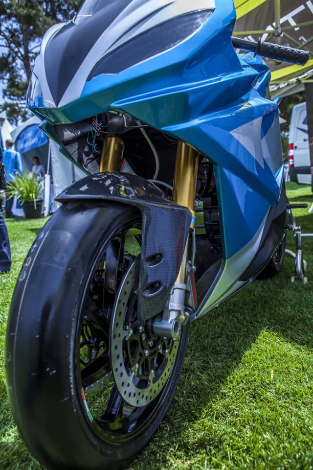 Lightning's LS-218 electric superbike (Photo: © 2014 Bryan Delohery / Asphalt & Rubber – Creative Commons - Attribution 3.0)