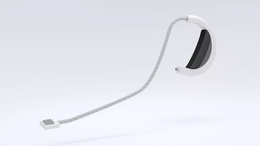 Talk is an augmentative and alternative communication device that allows people to spell out words using different lengths of breath