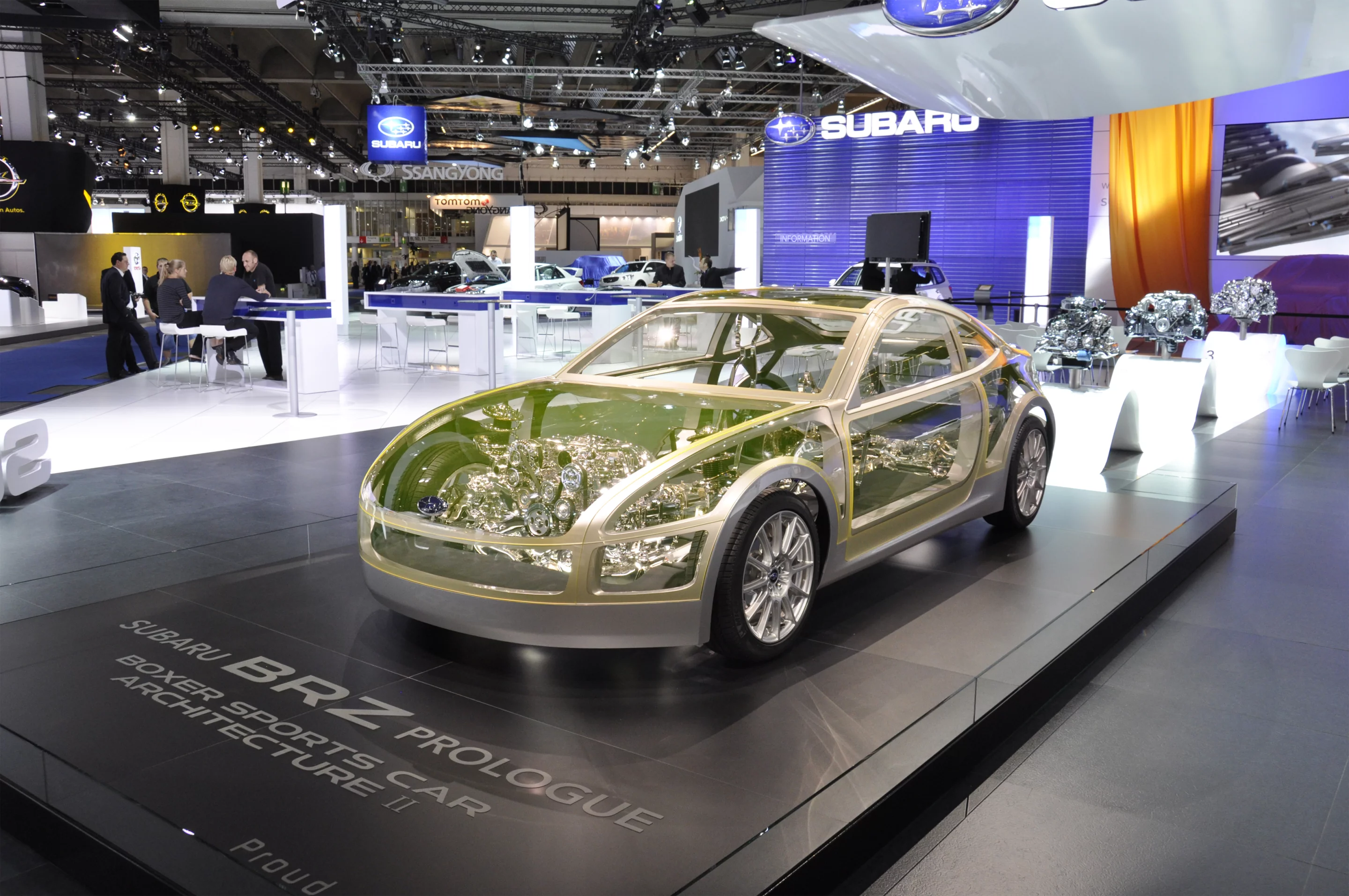 The BRZ as shown in Frankfurt in September