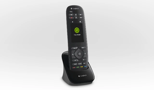 The Harmony Touch is rechargeable