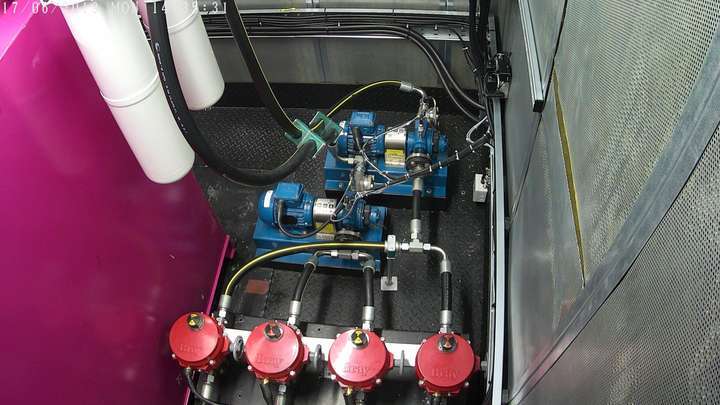 The autonomous re-fueling system was designed and built by BAS engineers