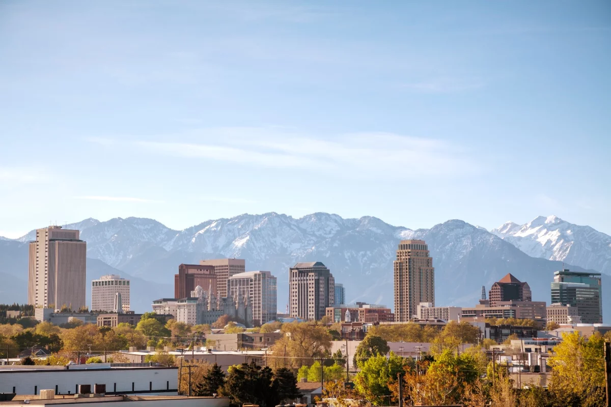 Utah’s high-elevation capital, Salt Lake City