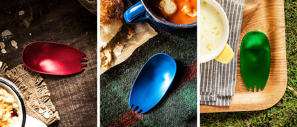 The Kuma is a new spork that's designed to be as small and portable as possible