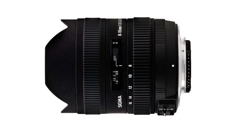 Sigma 8-16mm F4.5-5.6 DC HSM ultra-wide zoom lens