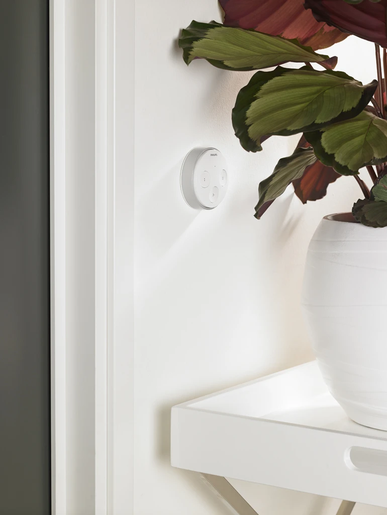 Hue tap allows users control over their hue light bulbs without using their smart device