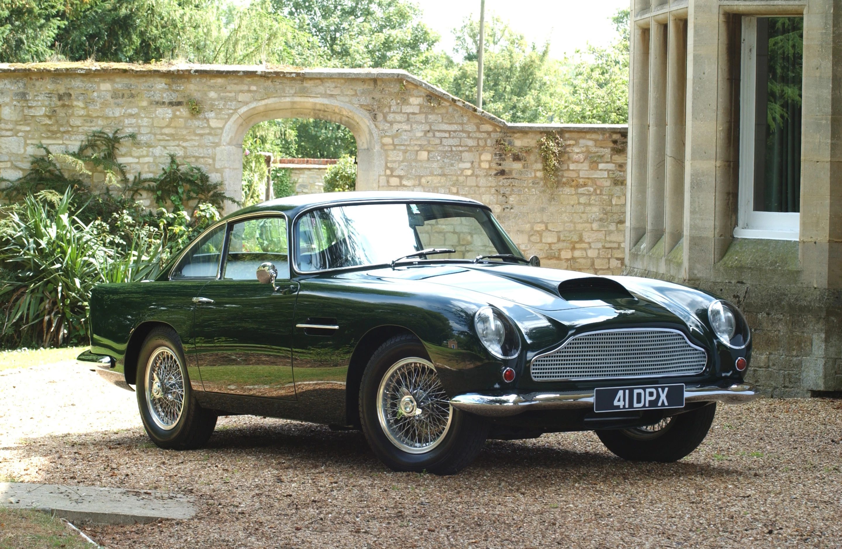 Prior to being owned by Peter Sellers and appearing in the 1963 movie "The Wrong Arm of the Law", "41 DPX" was used in various promotional roles. These images are from the Aston Martin image media library.