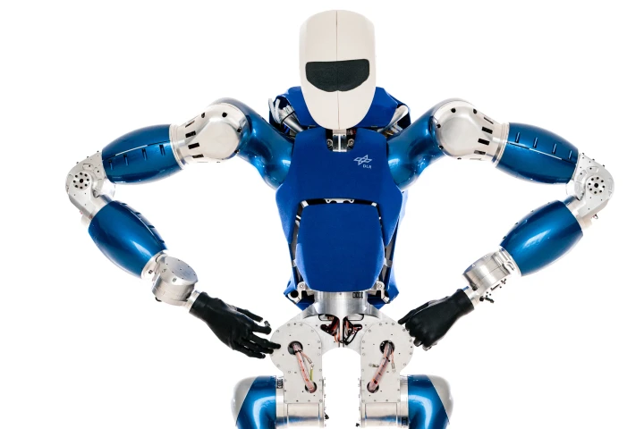 The German Aerospace Center's new humanoid robot TORO looks like it means business (Photo: DLR)