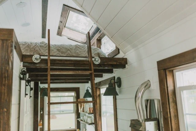 Tiny Heirloom boasts off-grid capabilities and a great layout that packs in plenty of amenities
