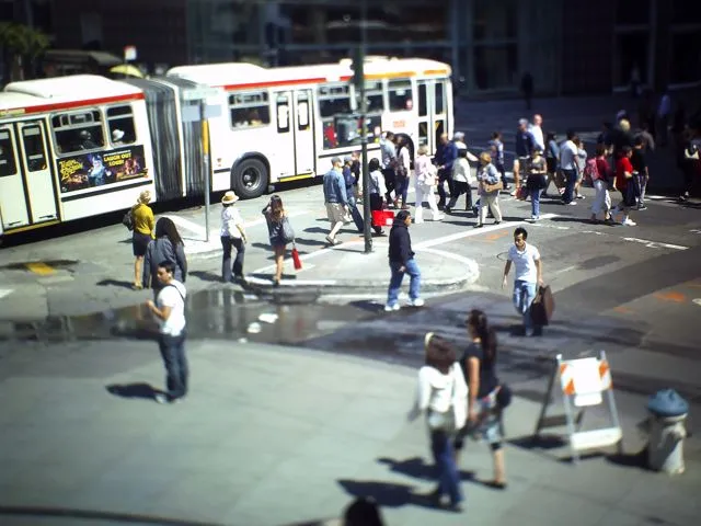 A tilt-shift photograph taken with the NeinGrenze 5000T (Photo: Photojojo)