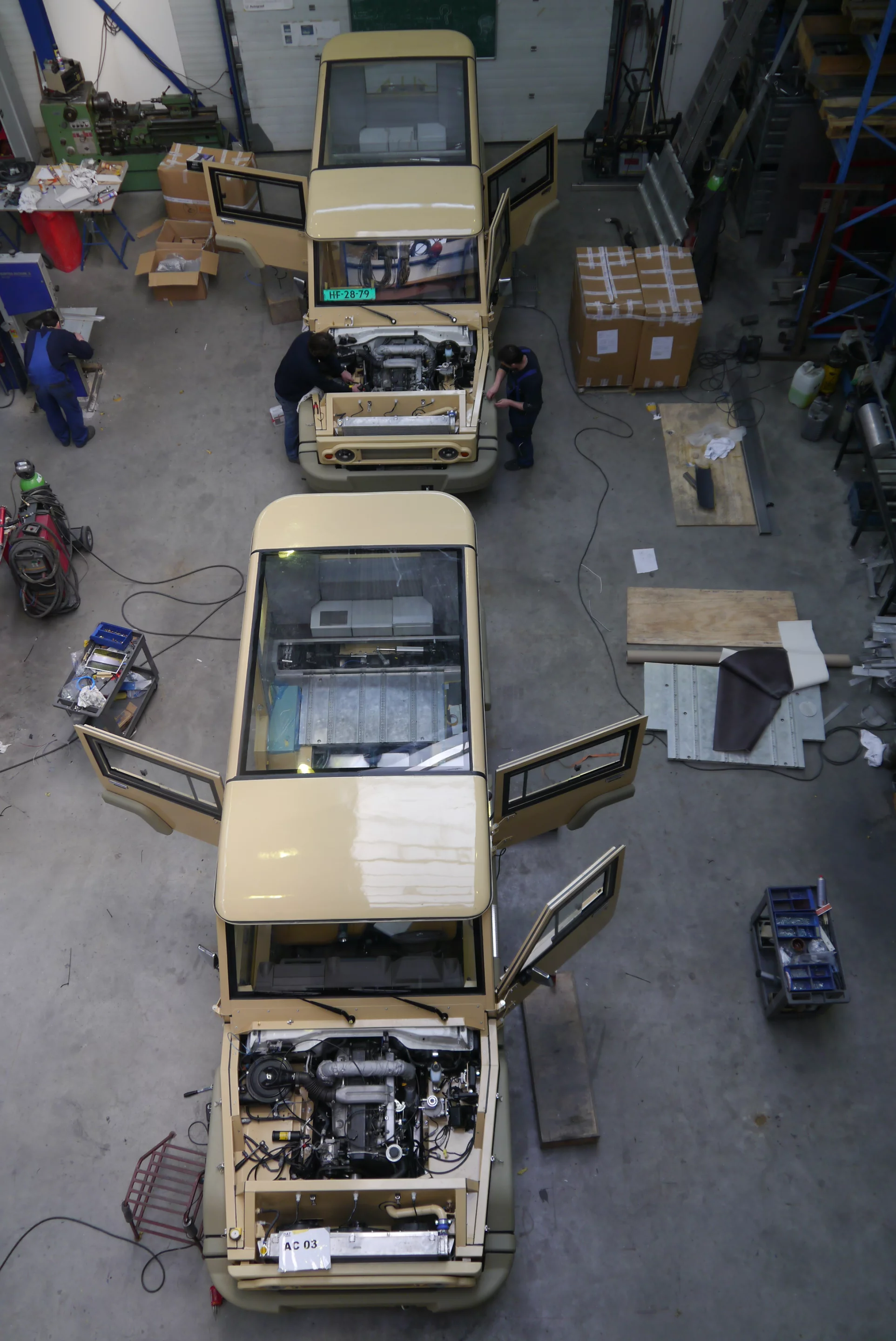 The Amphibicruiser in production