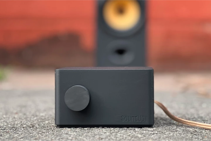 Unlike some other "speaker-recycling" devices, SoundUp doesn't simply use the speaker cabinet as an acoustic resonating chamber – it actually utilizes the speaker's existing electronics