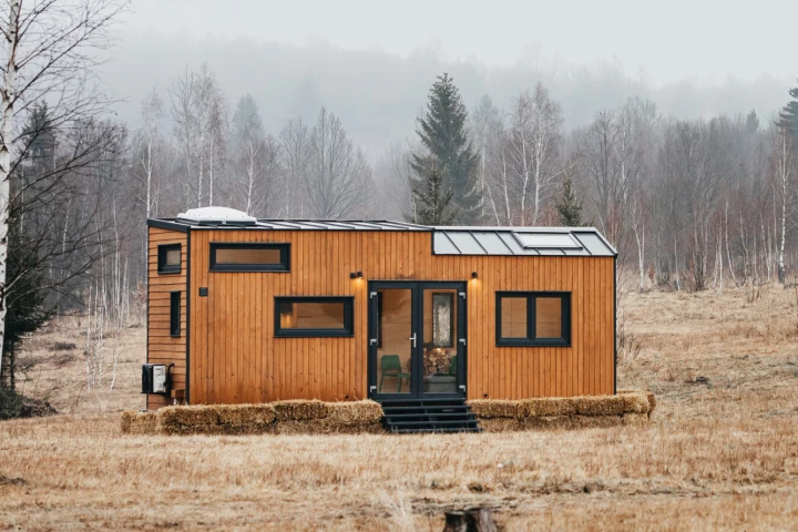The Tiny Hogwarts, by Eco Tiny House, is a compact tiny house that sleeps up to four people