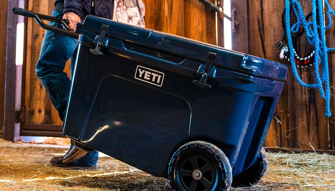 Yeti's Tundra Haul adds wheels and a dual-sided handle to the classic Yeti Tundra