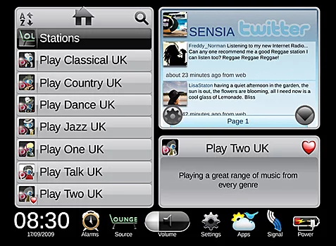 The Pure Sensia touchscreen radio - a Swiss army knife of a device