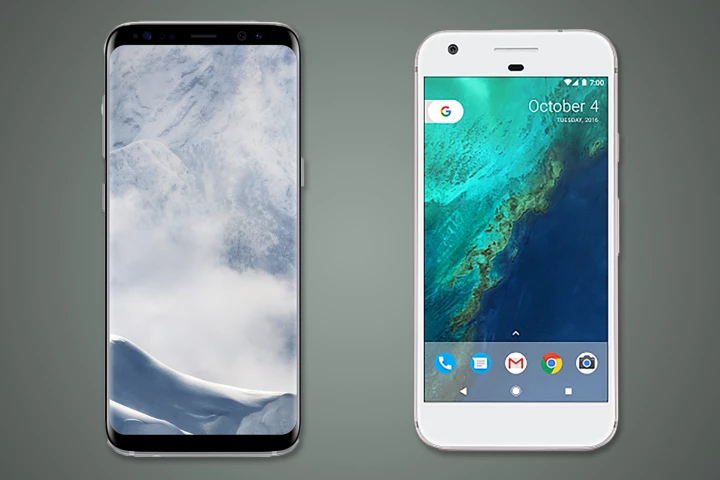 A spec-by-spec comparison of Samsung's bezel free S8 flagship and the made-by-Google Pixel
