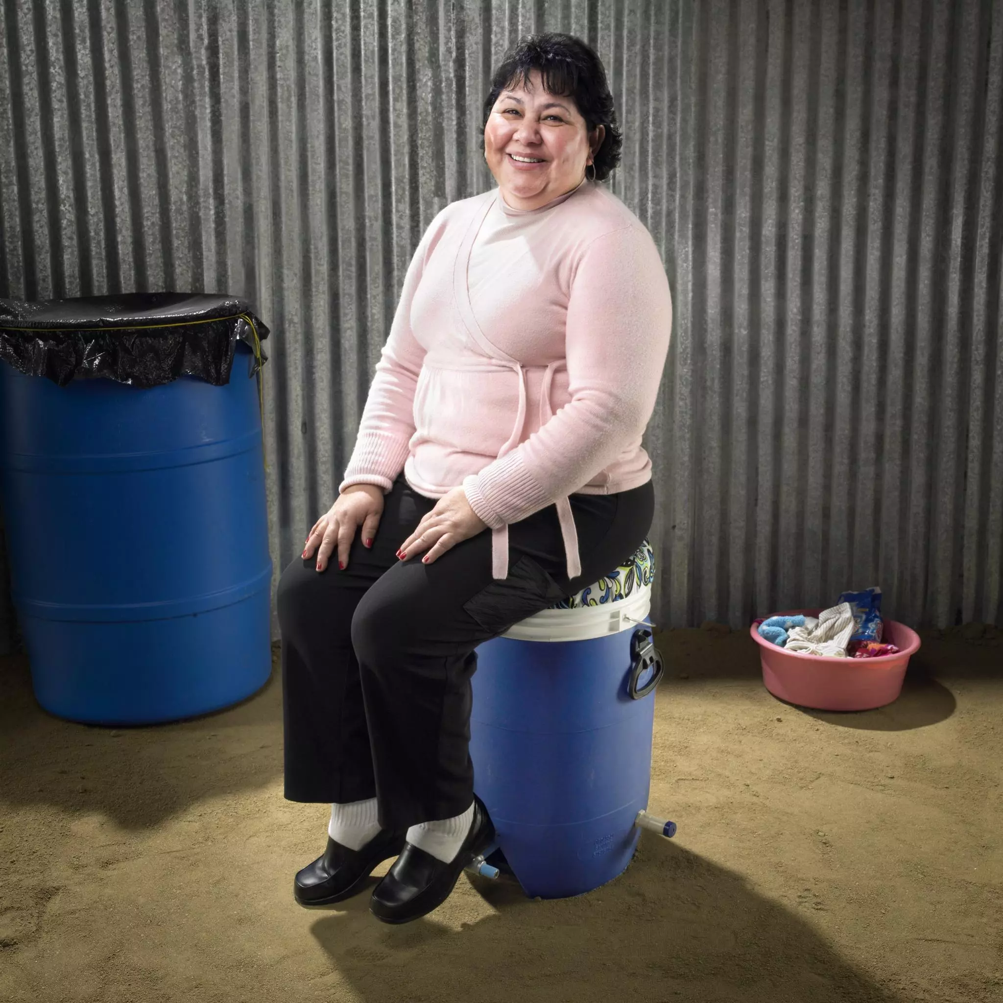 GinaDora human-powered washer and spin dryer