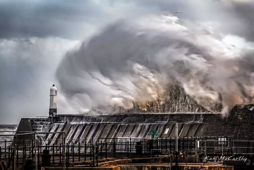 A runner up from the Photobox Instagram Photography Awards in the Landscape category, capturing Storm Ophelia hitting Wales by @mccarthy.karl