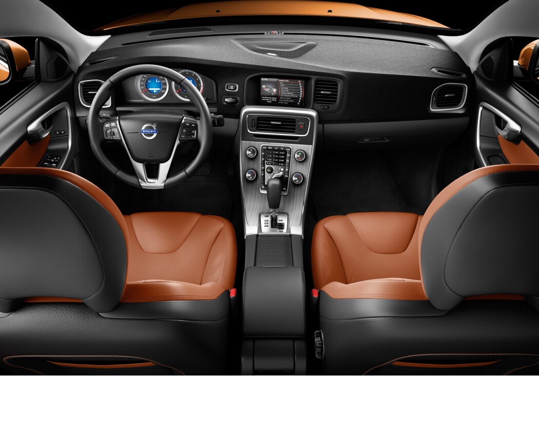 The interior of the all-new Volvo S60