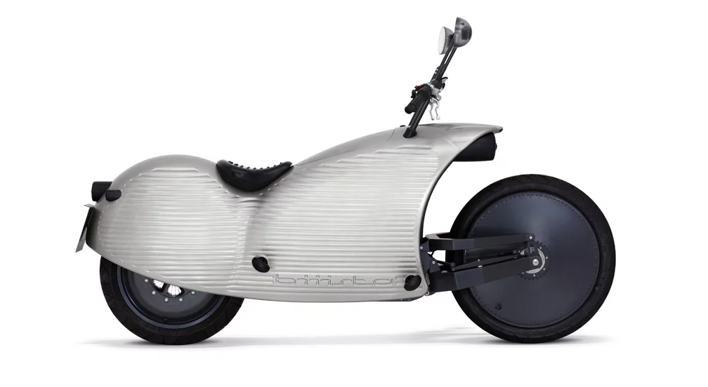 Johammer's unique looking electro-cruiser motorcycle.
