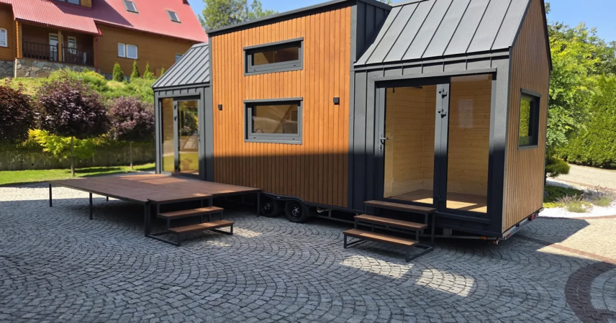 The Françoise, by Craft House, is a mid-sized tiny house that's well-suited to family living