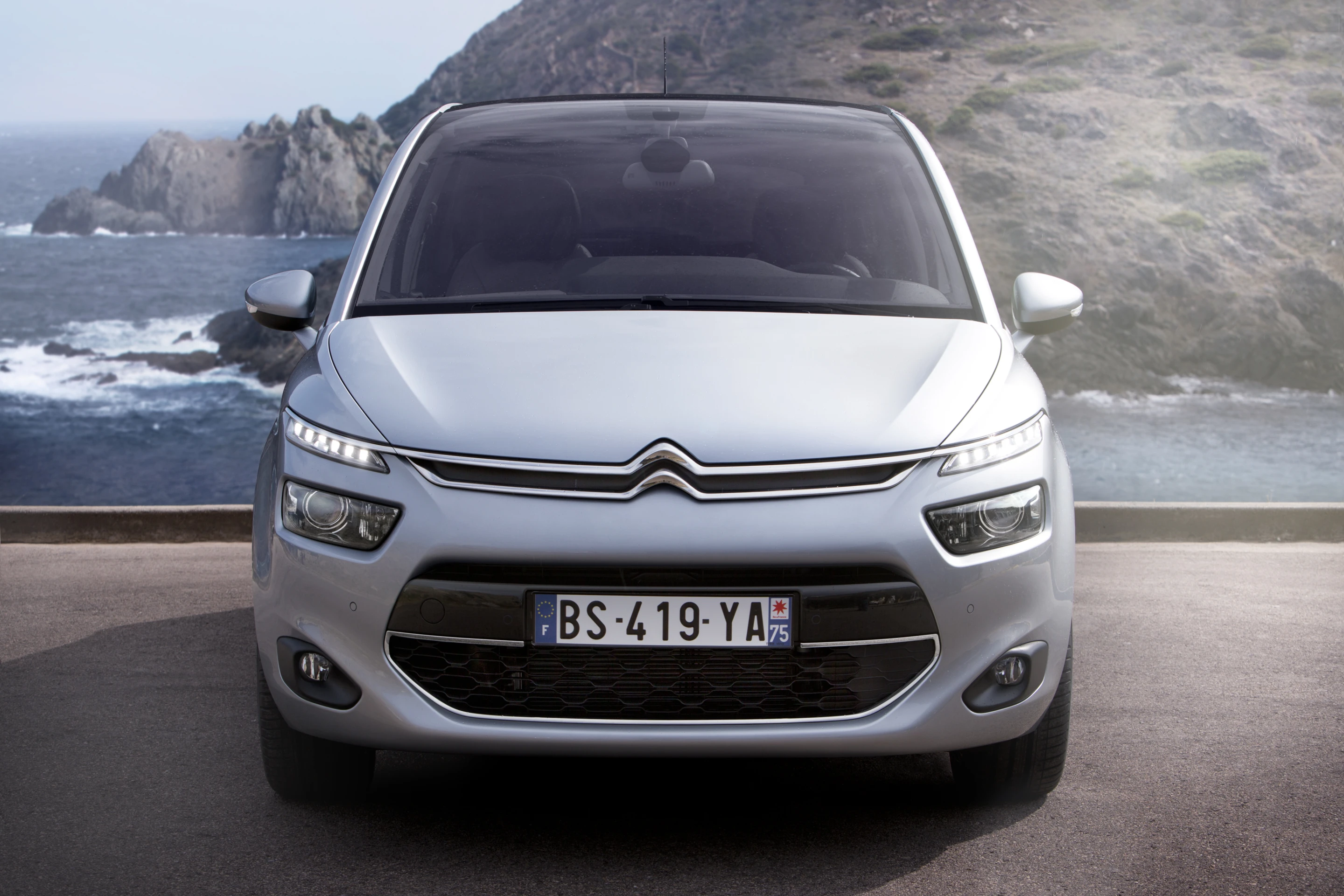 Forward design is contemporary with the large windscreen enhancing visibility