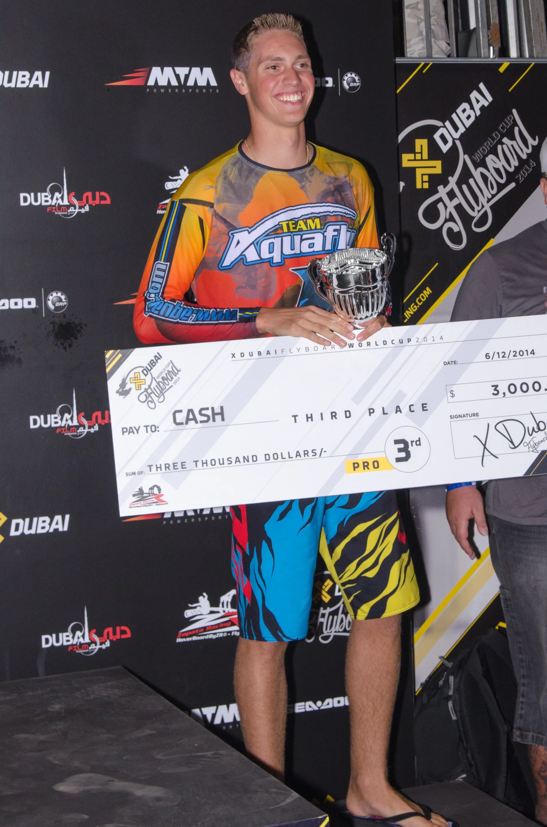 The Best Newcomer award went to Hunter Verlander, of the United States who was also the youngest competitor at 15 years of age (Photo: Liam McKenna)