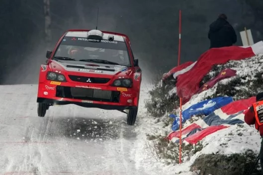 Mitsubishi's "Gigi” Galli came home seventh.