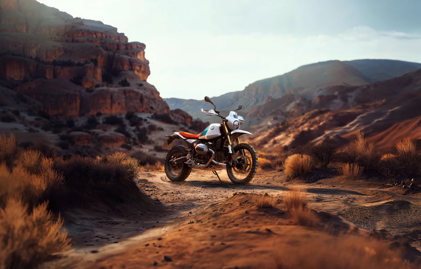 The R 12 G/S comes with 9.4 inches of ground clearance which further increases to 10 inches with the Enduro Package Pro