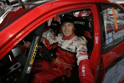 Harri Rovanpera's Mitsubishi came home fourth in Sweden to keep him in contention
