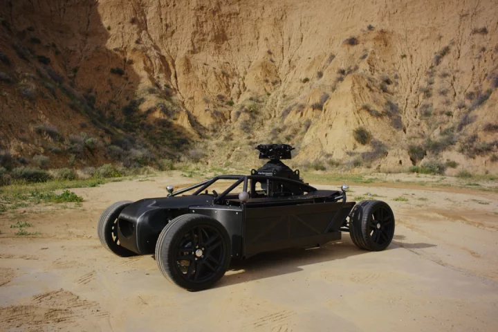 The Blackbird by The Mill: a visual effects stand-in that can mimic the driving characteristics of nearly any car for filming and CGI replacement