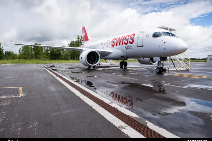 Bombardier's CS100 aircraft could soon whisk passengers to London City Airport