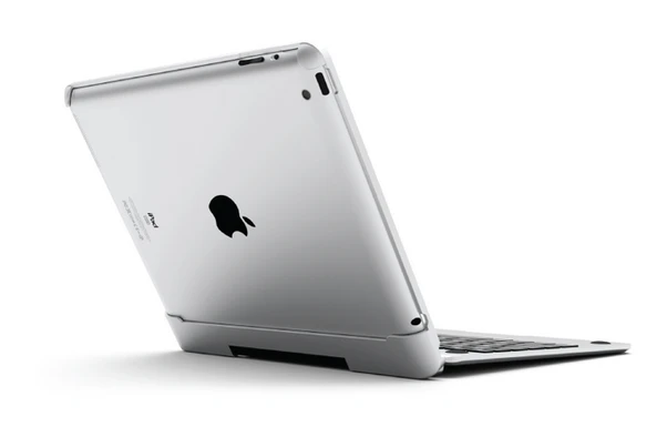 From behind it looks a lot like any other Apple laptop