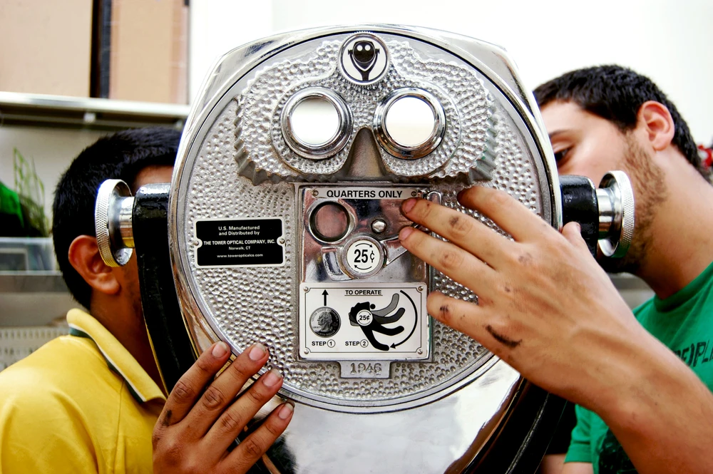 Work begins on the digital conversion of the Tower Optical Viewer