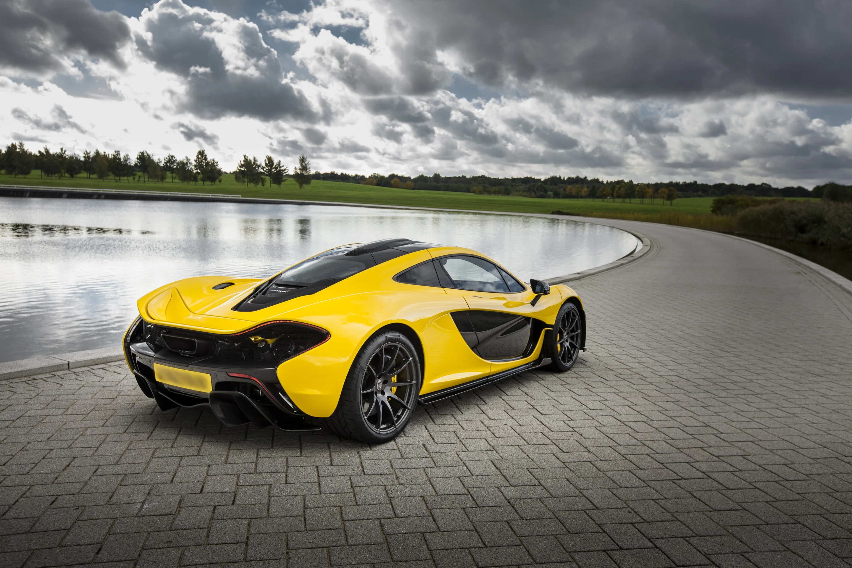 The McLaren P1 uses a hybrid powertrain