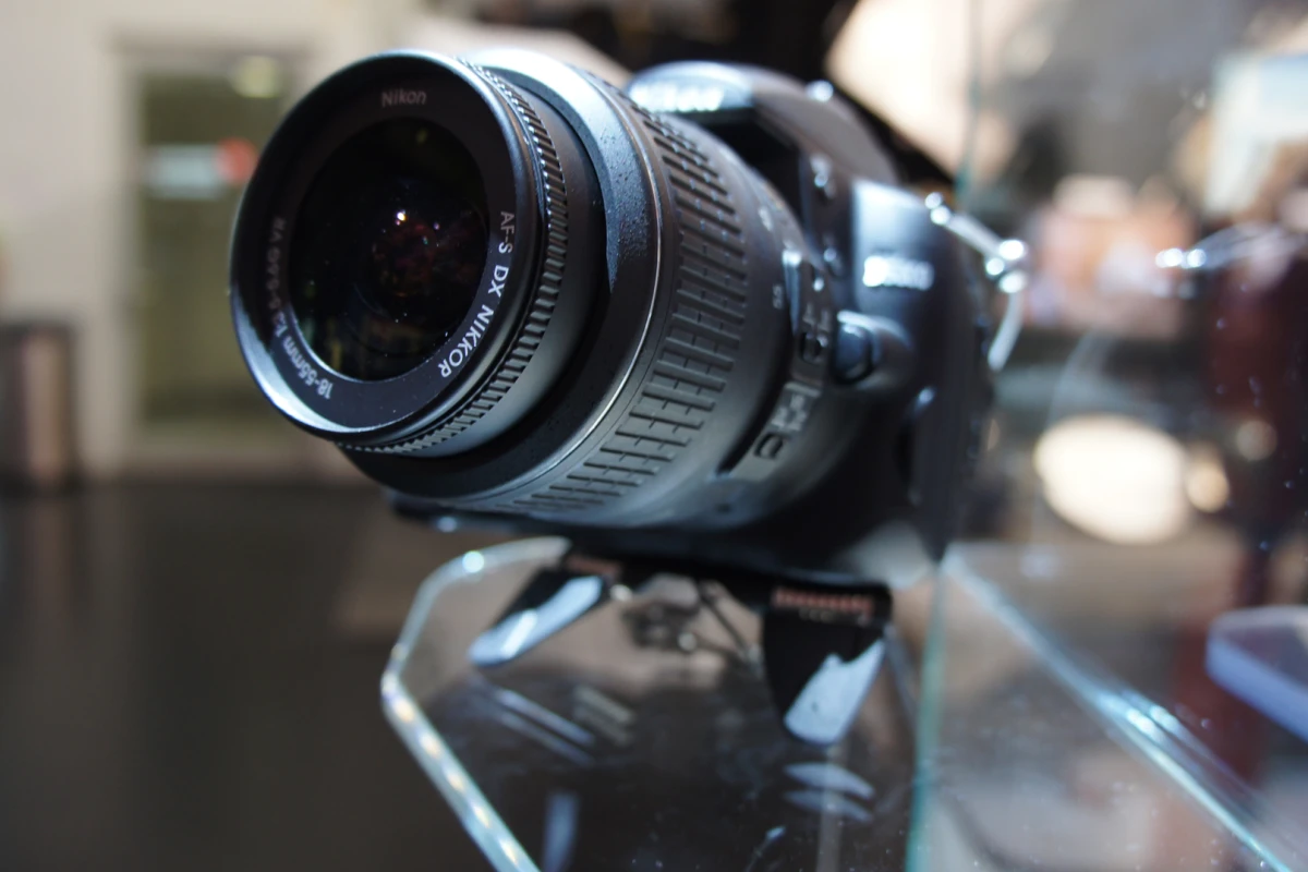 Manfrotto's MP3 digital-SLR pocket-sized tripod on display at Photokina 2010