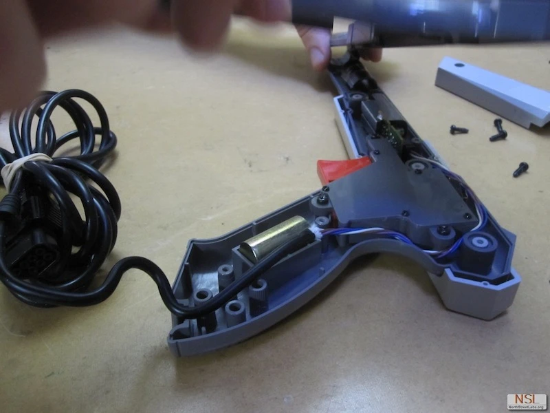 The tools used to make the NES Zapper Laser were non-specialist items such as soldering irons and screwdrivers