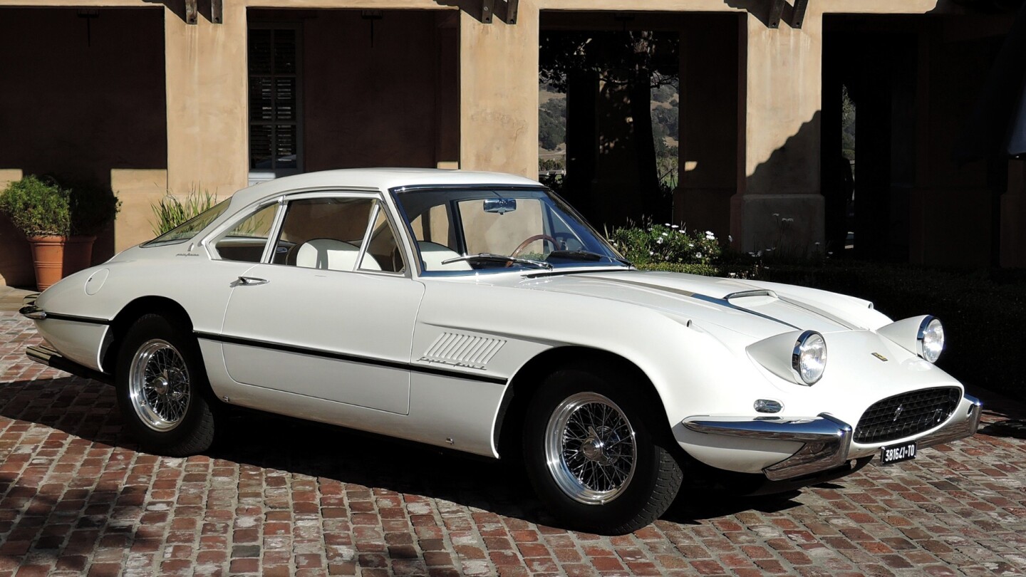 The winner of the 2016 The Gran Turismo Ferrari Cup, Cavallino Classic, this 1960 Ferrari 400 Superamerica Coupé Superfast II by Pinin Farina was a finalist in the most prestigious award on the concours circuit.