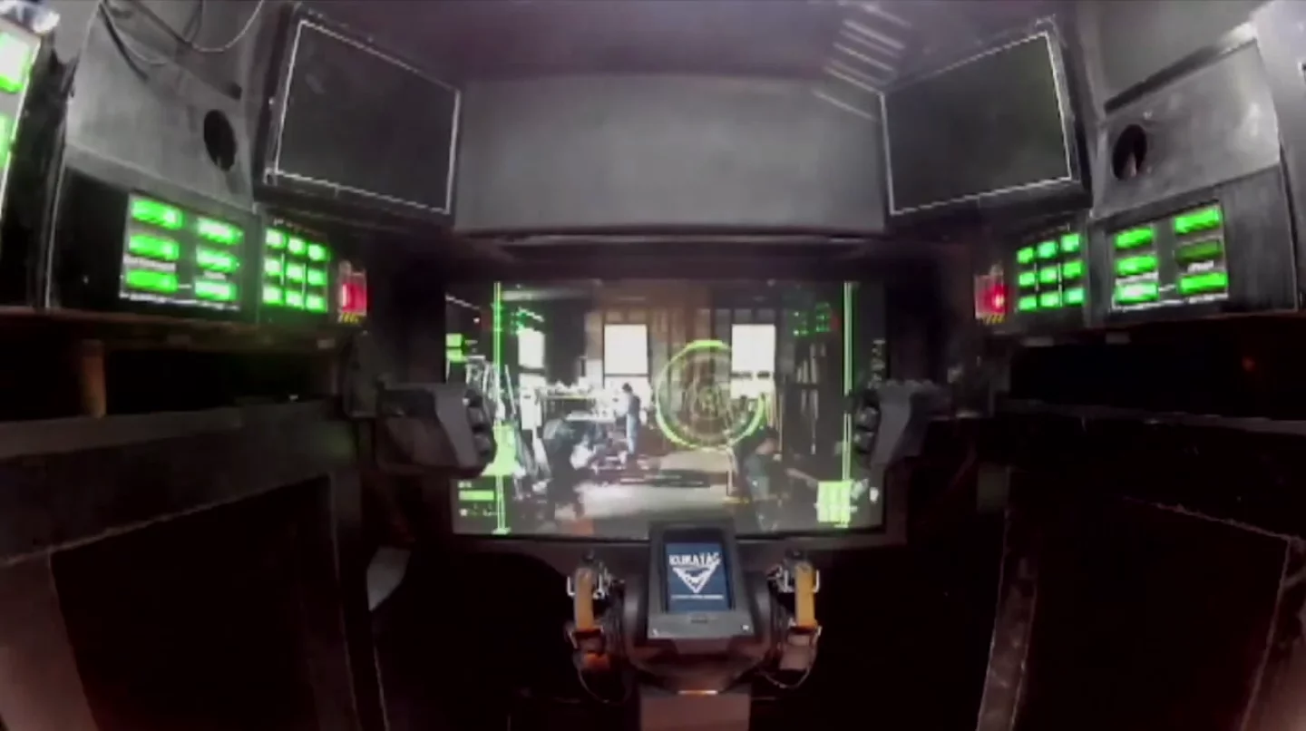 Inside Kuratas' cockpit
