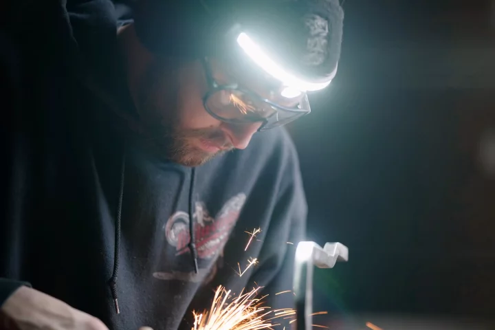 The Multi-Beam headlamp is presently on Kickstarter