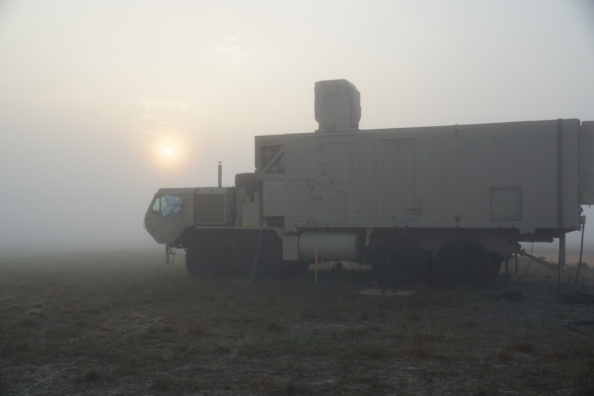 The HEL-MD has successfully engaged targets in foggy conditions