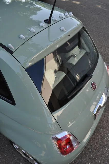 GasPods installed on the rear roof of a Fiat 500